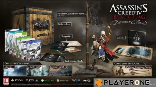 COLLECTOR Assassin's Creed 4 Drapeau Noir édition Buccanier