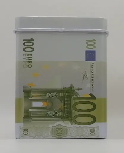 Boite en métal pour Paquet de Cigarettes ou autres. EURO 100
