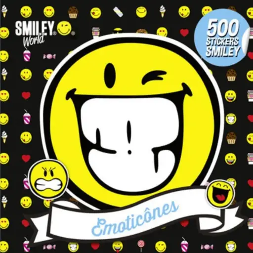 Livre d'autocollants - 500 stickers Smiley - Émoticônes