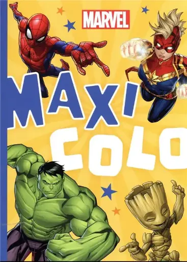 Maxi Colo dès 3 ans. Disney Hachette. Marvel