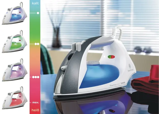FER A REPASSER Russell Hobbs Thermocolor : Les fers changent de couleur en fonction de la température