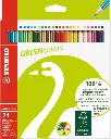 Stabilo Greencolors Lot de 24 Crayons de Couleur écologiques Couleurs Assorties