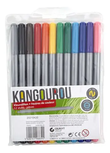 12 feutres de coloriage